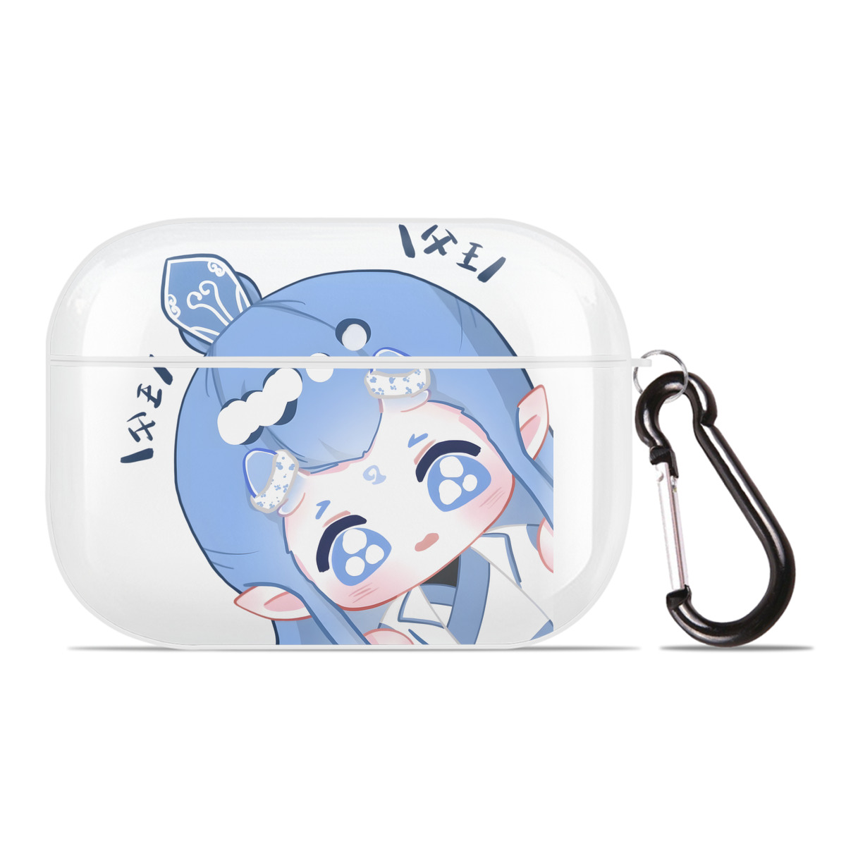 （画像用） Ne Zha 2 ナタ 魔童の大暴れ 【AirPods Pro用】ハードシェル保護ケース 耐衝撃・防指紋・カラビナ付き商品仕様