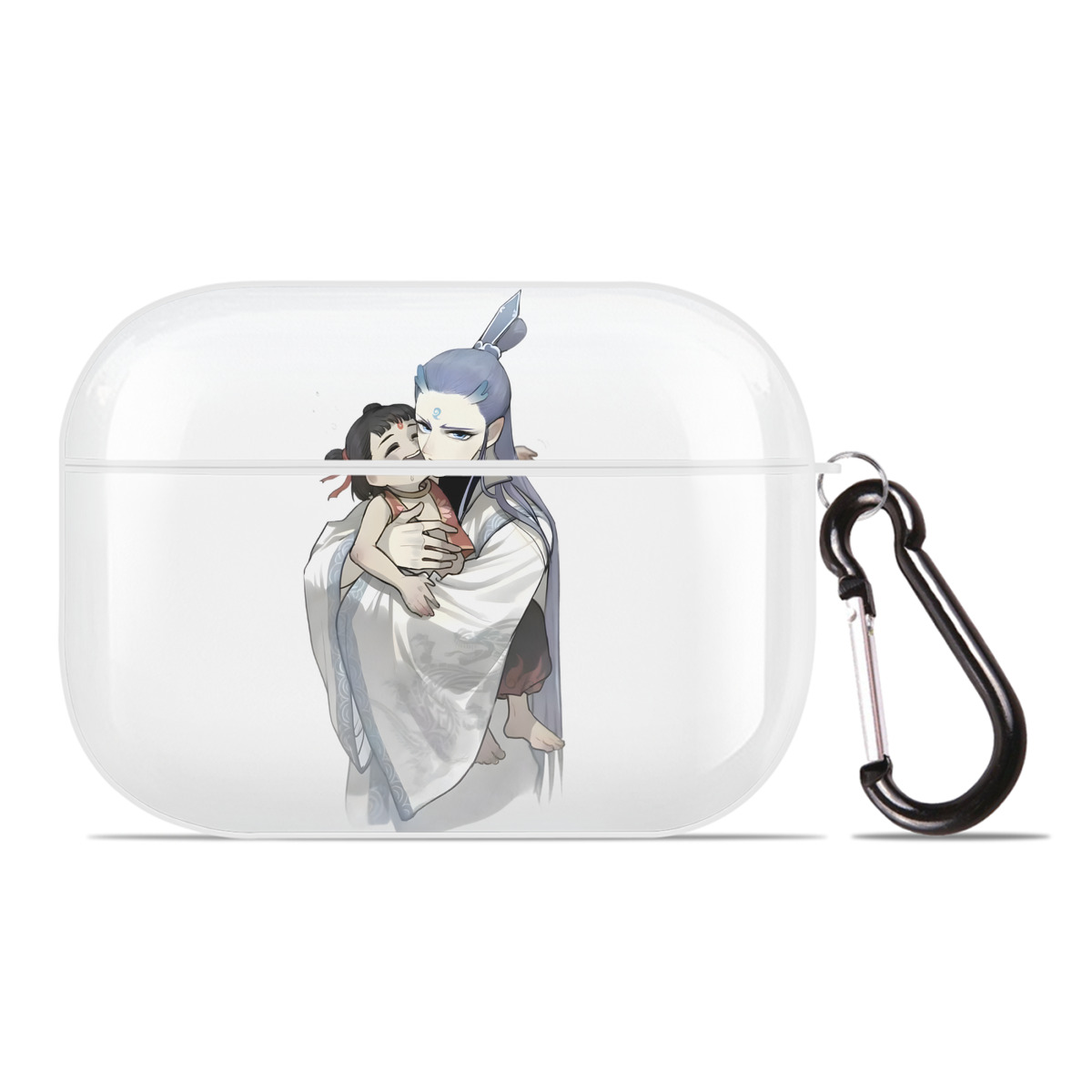 （画像用） Ne Zha 2 ナタ 魔童の大暴れ 【AirPods Pro用】ハードシェル保護ケース 耐衝撃・防指紋・カラビナ付き商品仕様