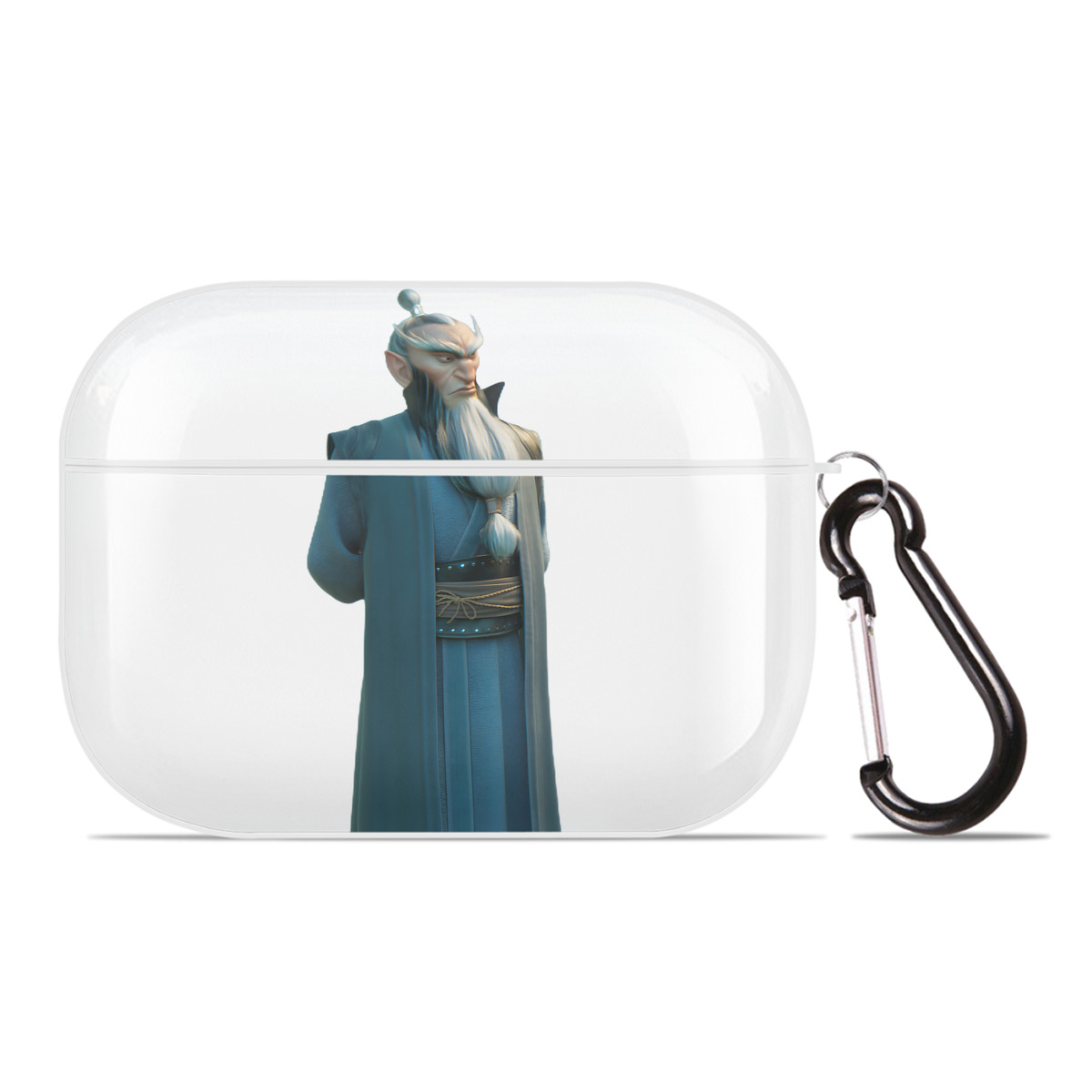 （画像用） Ne Zha 2 ナタ 魔童の大暴れ 【AirPods Pro用】ハードシェル保護ケース 耐衝撃・防指紋・カラビナ付き商品仕様