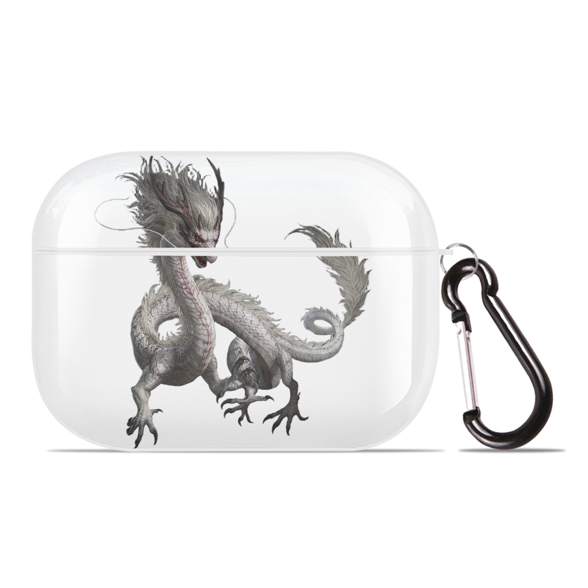 （画像用） Ne Zha 2 ナタ 魔童の大暴れ 【AirPods Pro用】ハードシェル保護ケース 耐衝撃・防指紋・カラビナ付き商品仕様