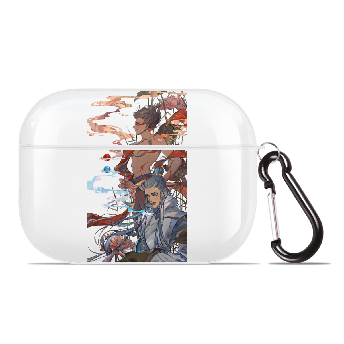 （画像用） Ne Zha 2 ナタ 魔童の大暴れ 【AirPods Pro用】ハードシェル保護ケース 耐衝撃・防指紋・カラビナ付き商品仕様
