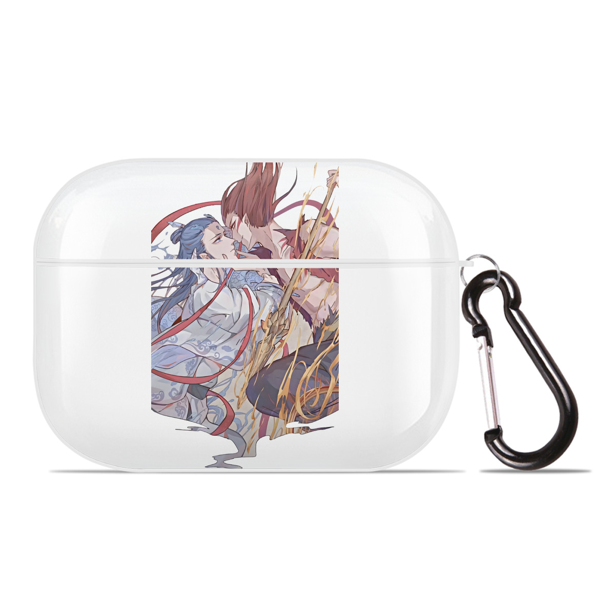 （画像用） Ne Zha 2 ナタ 魔童の大暴れ 【AirPods Pro用】ハードシェル保護ケース 耐衝撃・防指紋・カラビナ付き商品仕様
