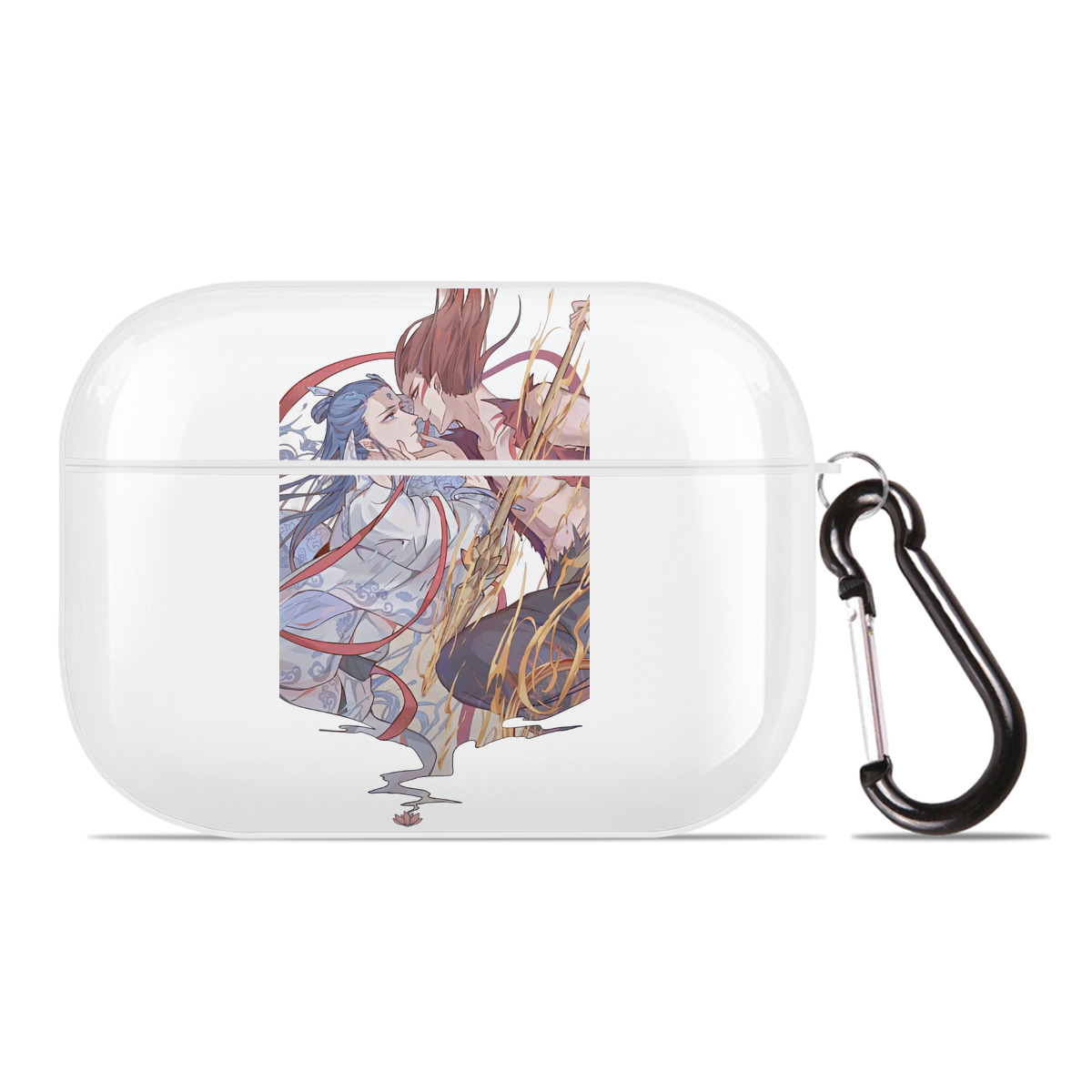 （画像用） Ne Zha 2 ナタ 魔童の大暴れ 【AirPods Pro用】ハードシェル保護ケース 耐衝撃・防指紋・カラビナ付き商品仕様