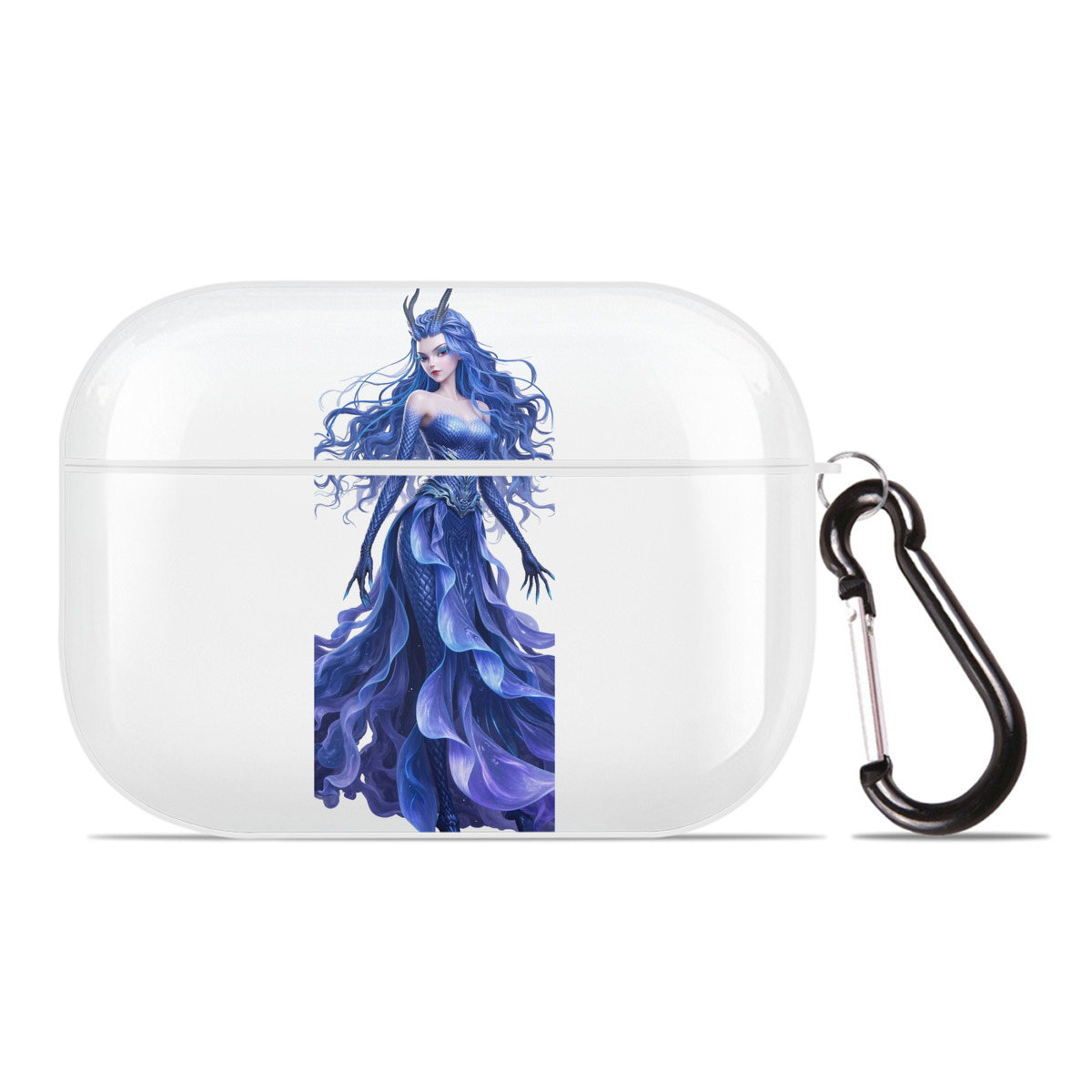 （画像用） Ne Zha 2 ナタ 魔童の大暴れ 【AirPods Pro用】ハードシェル保護ケース 耐衝撃・防指紋・カラビナ付き商品仕様