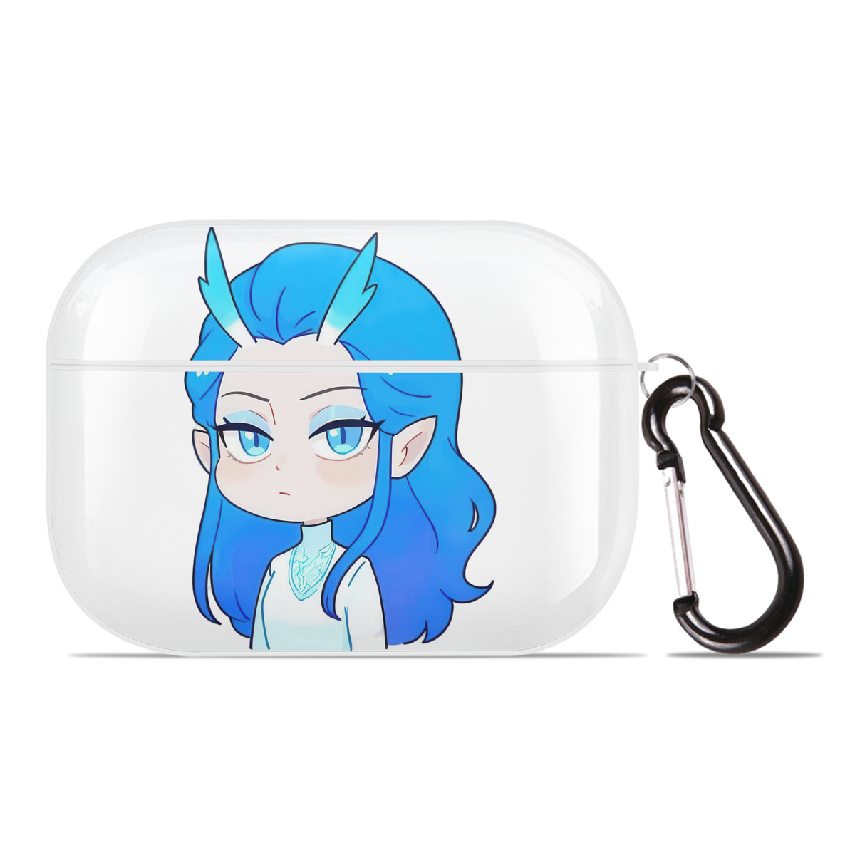 （画像用） Ne Zha 2 ナタ 魔童の大暴れ 【AirPods Pro用】ハードシェル保護ケース 耐衝撃・防指紋・カラビナ付き商品仕様