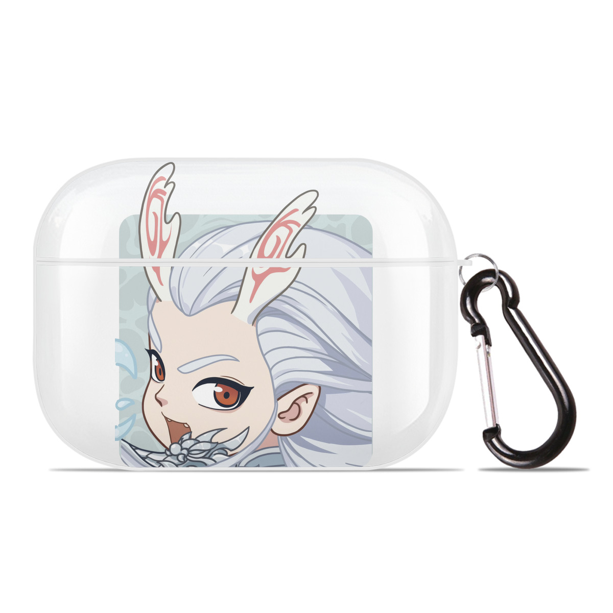 （画像用） Ne Zha 2 ナタ 魔童の大暴れ 【AirPods Pro用】ハードシェル保護ケース 耐衝撃・防指紋・カラビナ付き商品仕様