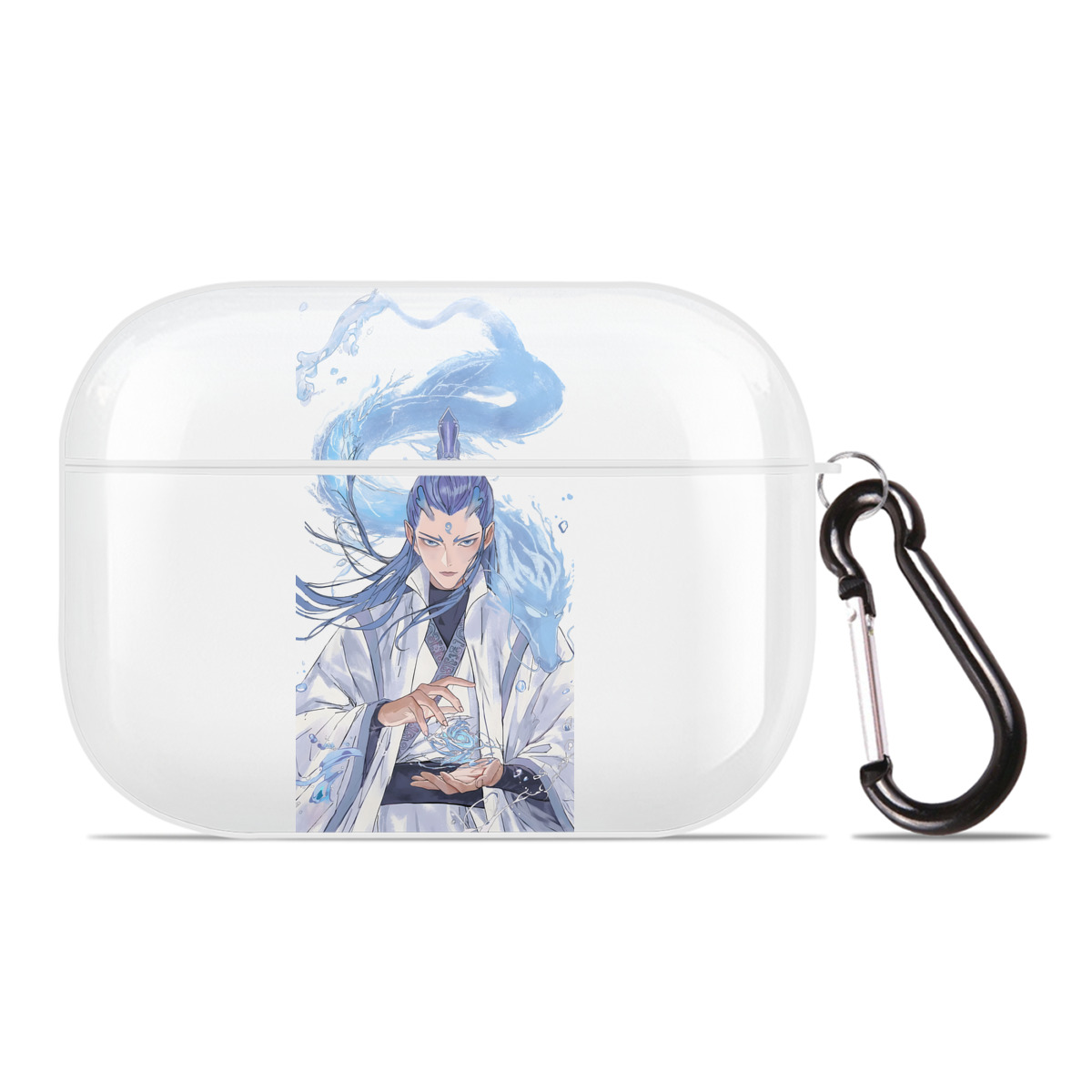 （画像用） Ne Zha 2 ナタ 魔童の大暴れ 【AirPods Pro用】ハードシェル保護ケース 耐衝撃・防指紋・カラビナ付き商品仕様