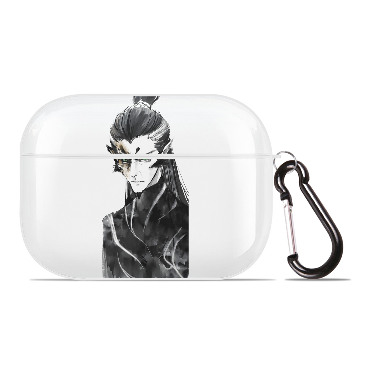 （画像用） Ne Zha 2 ナタ 魔童の大暴れ 【AirPods Pro用】ハードシェル保護ケース 耐衝撃・防指紋・カラビナ付き商品仕様