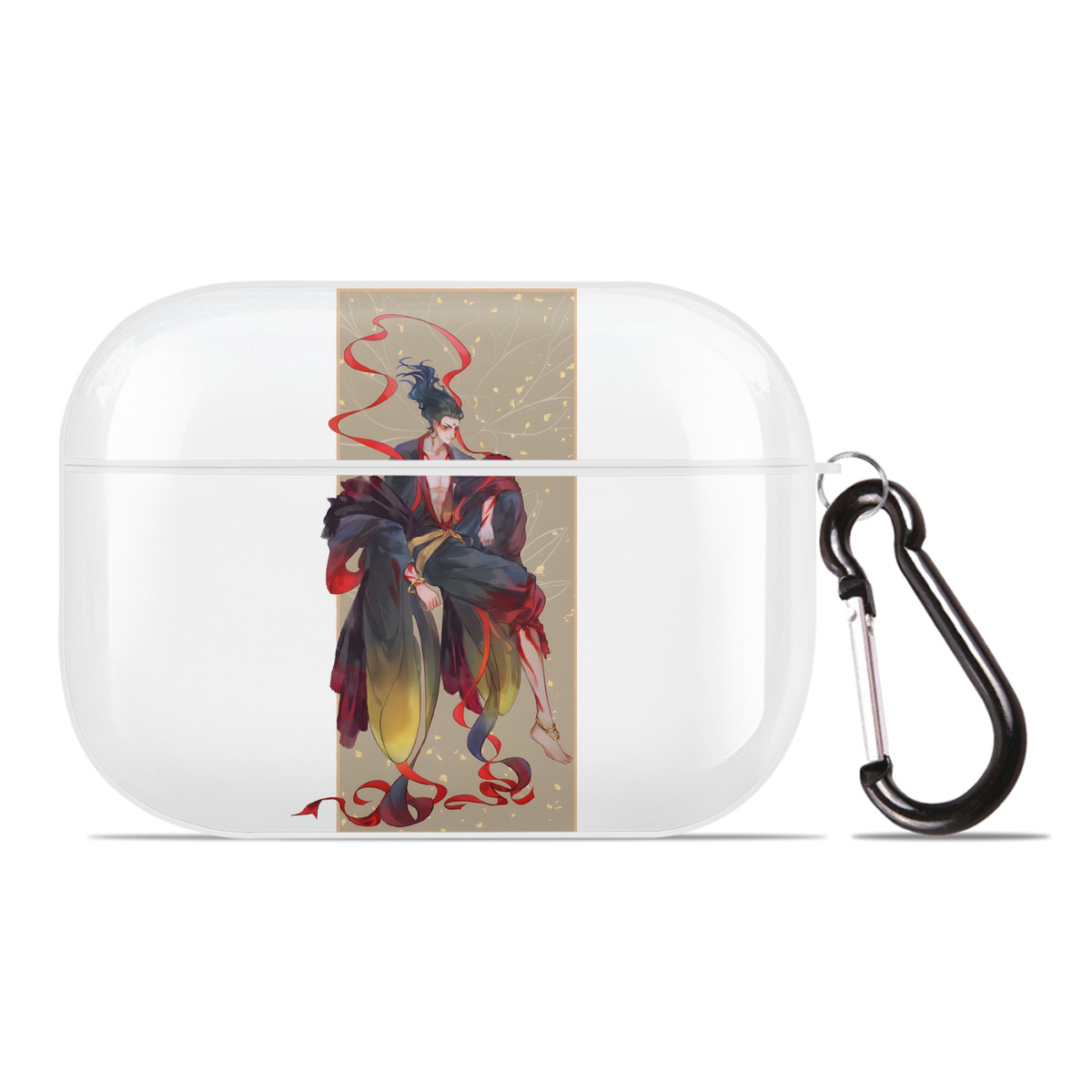 （画像用） Ne Zha 2 ナタ 魔童の大暴れ 【AirPods Pro用】ハードシェル保護ケース 耐衝撃・防指紋・カラビナ付き商品仕様