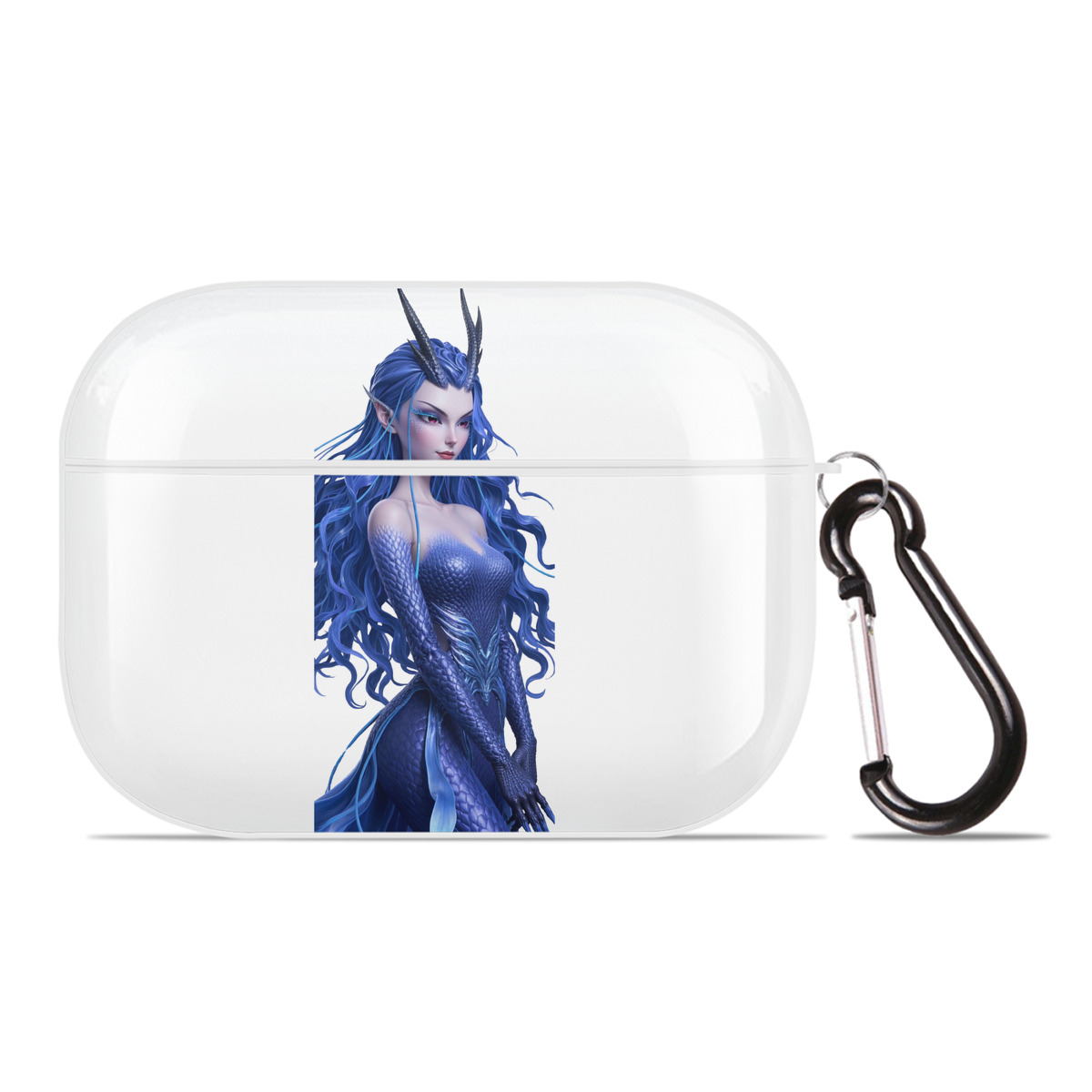 （画像用） Ne Zha 2 ナタ 魔童の大暴れ 【AirPods Pro用】ハードシェル保護ケース 耐衝撃・防指紋・カラビナ付き商品仕様