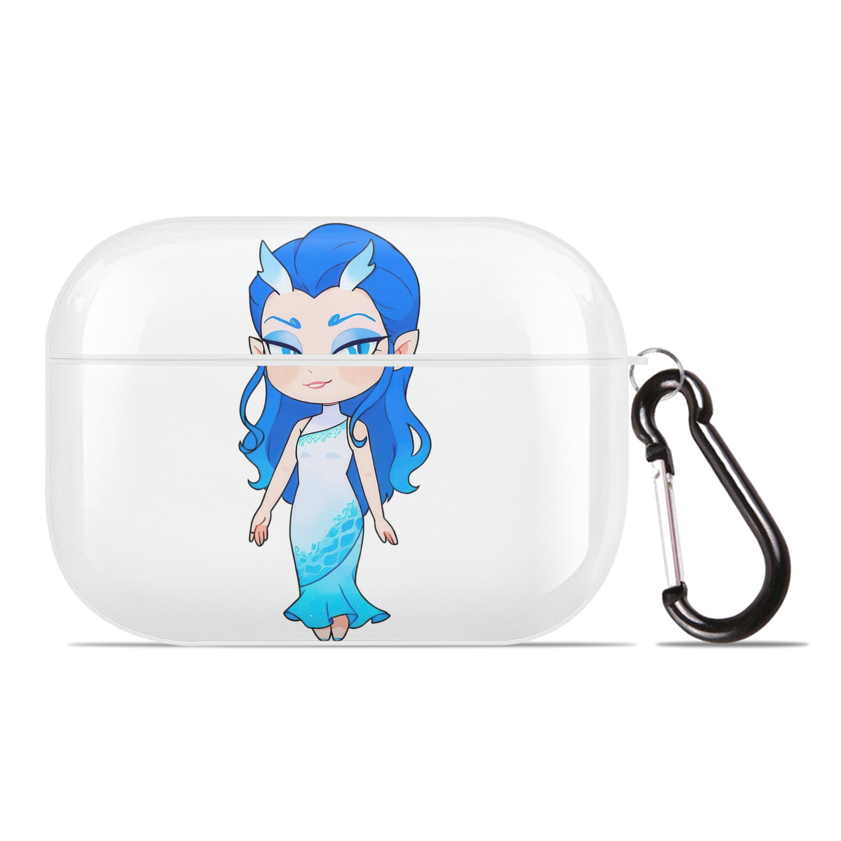 （画像用） Ne Zha 2 ナタ 魔童の大暴れ 【AirPods Pro用】ハードシェル保護ケース 耐衝撃・防指紋・カラビナ付き商品仕様