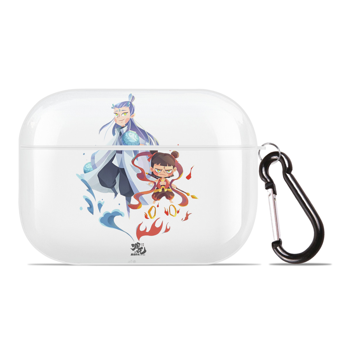 （画像用） Ne Zha 2 ナタ 魔童の大暴れ 【AirPods Pro用】ハードシェル保護ケース 耐衝撃・防指紋・カラビナ付き商品仕様