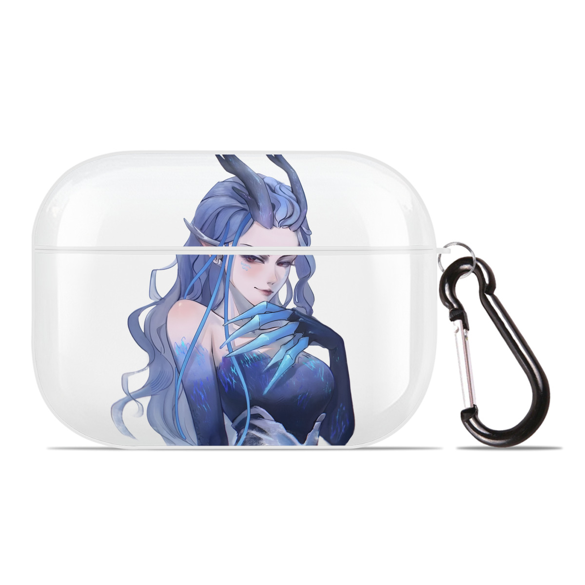 （画像用） Ne Zha 2 ナタ 魔童の大暴れ 【AirPods Pro用】ハードシェル保護ケース 耐衝撃・防指紋・カラビナ付き商品仕様