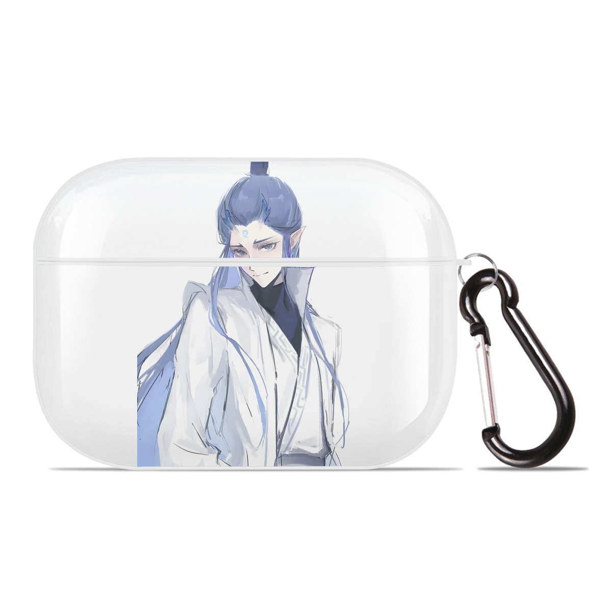 （画像用） Ne Zha 2 ナタ 魔童の大暴れ 【AirPods Pro用】ハードシェル保護ケース 耐衝撃・防指紋・カラビナ付き商品仕様
