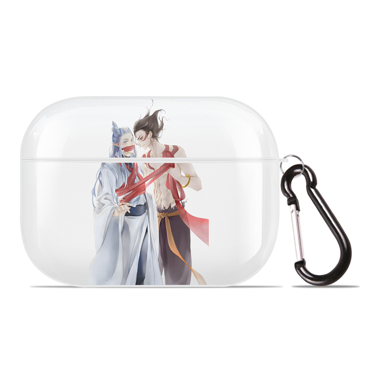 （画像用） Ne Zha 2 ナタ 魔童の大暴れ 【AirPods Pro用】ハードシェル保護ケース 耐衝撃・防指紋・カラビナ付き商品仕様