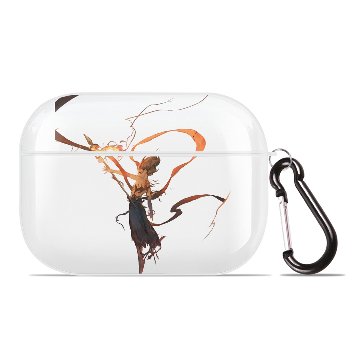 （画像用） Ne Zha 2 ナタ 魔童の大暴れ 【AirPods Pro用】ハードシェル保護ケース 耐衝撃・防指紋・カラビナ付き商品仕様