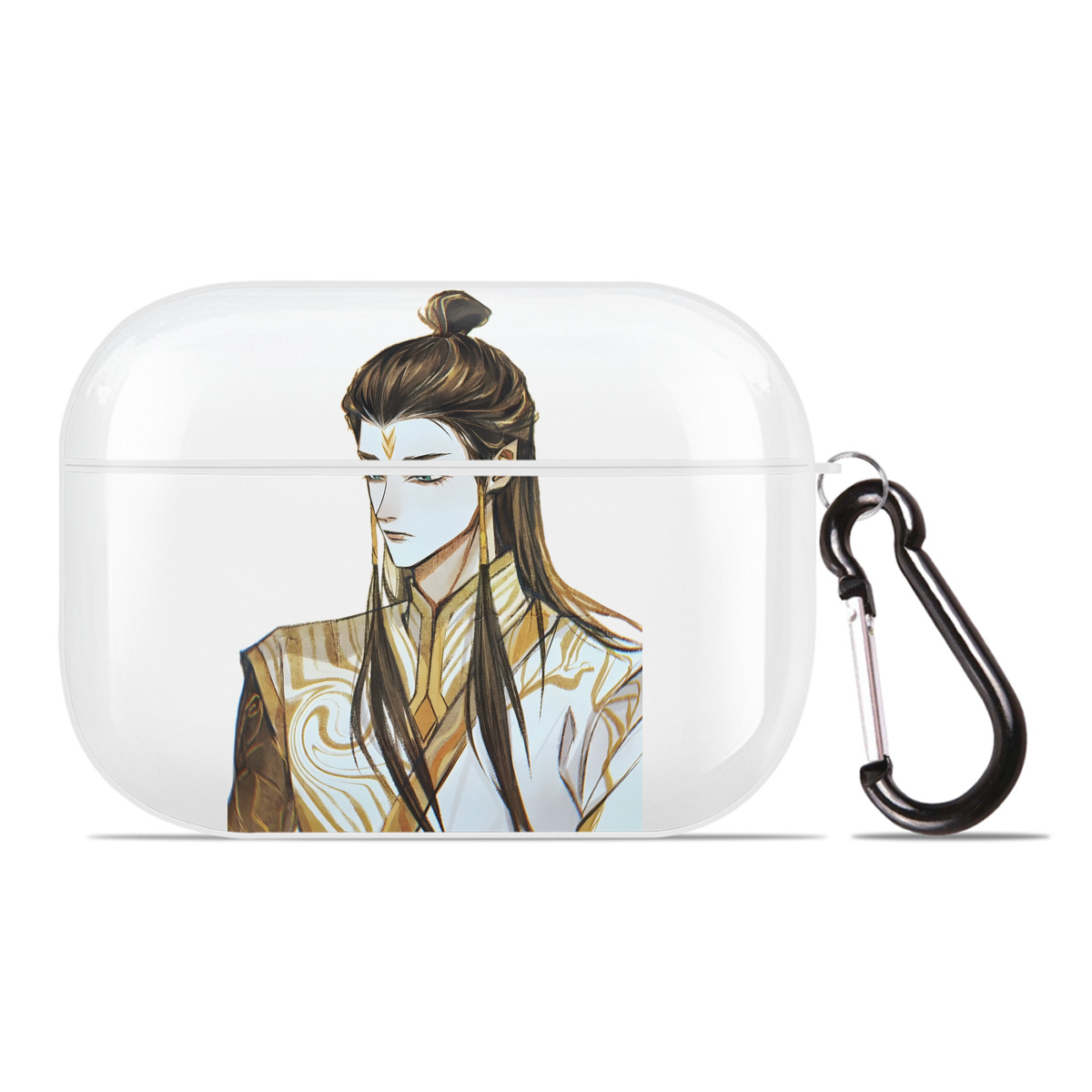 （画像用） Ne Zha 2 ナタ 魔童の大暴れ 【AirPods Pro用】ハードシェル保護ケース 耐衝撃・防指紋・カラビナ付き商品仕様