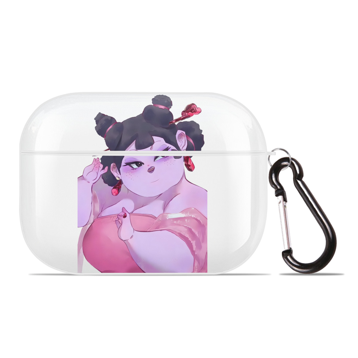 （画像用） Ne Zha 2 ナタ 魔童の大暴れ 【AirPods Pro用】ハードシェル保護ケース 耐衝撃・防指紋・カラビナ付き商品仕様