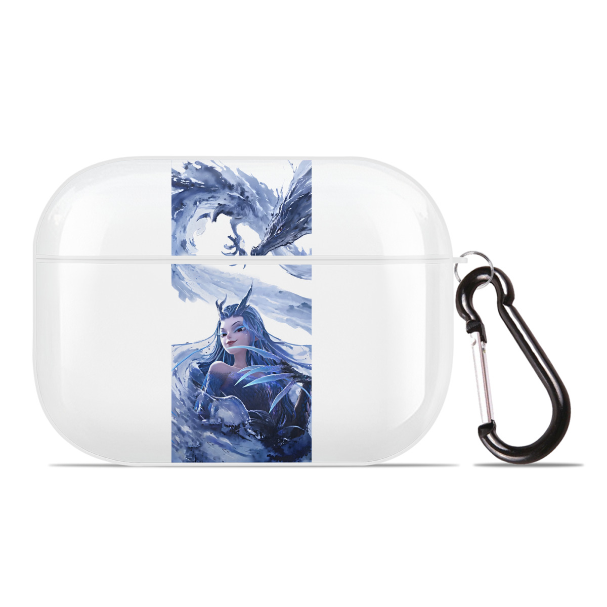 （画像用） Ne Zha 2 ナタ 魔童の大暴れ 【AirPods Pro用】ハードシェル保護ケース 耐衝撃・防指紋・カラビナ付き商品仕様
