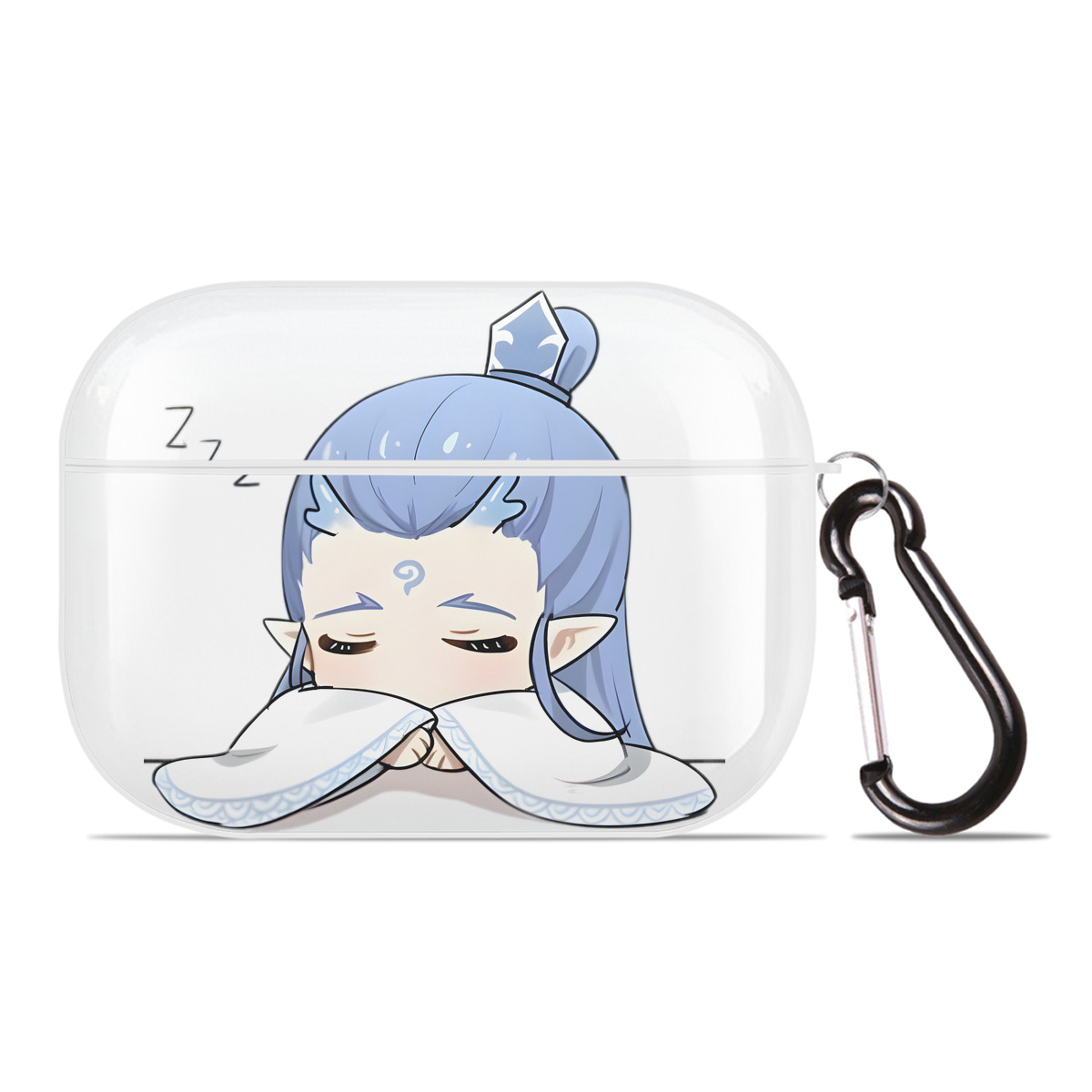 （画像用） Ne Zha 2 ナタ 魔童の大暴れ 【AirPods Pro用】ハードシェル保護ケース 耐衝撃・防指紋・カラビナ付き商品仕様