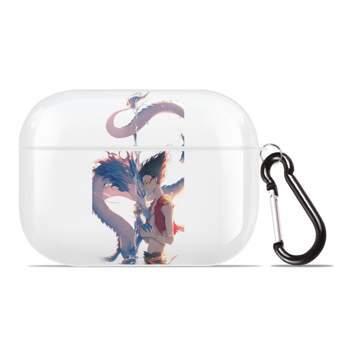 （画像用） Ne Zha 2 ナタ 魔童の大暴れ 【AirPods Pro用】ハードシェル保護ケース 耐衝撃・防指紋・カラビナ付き商品仕様