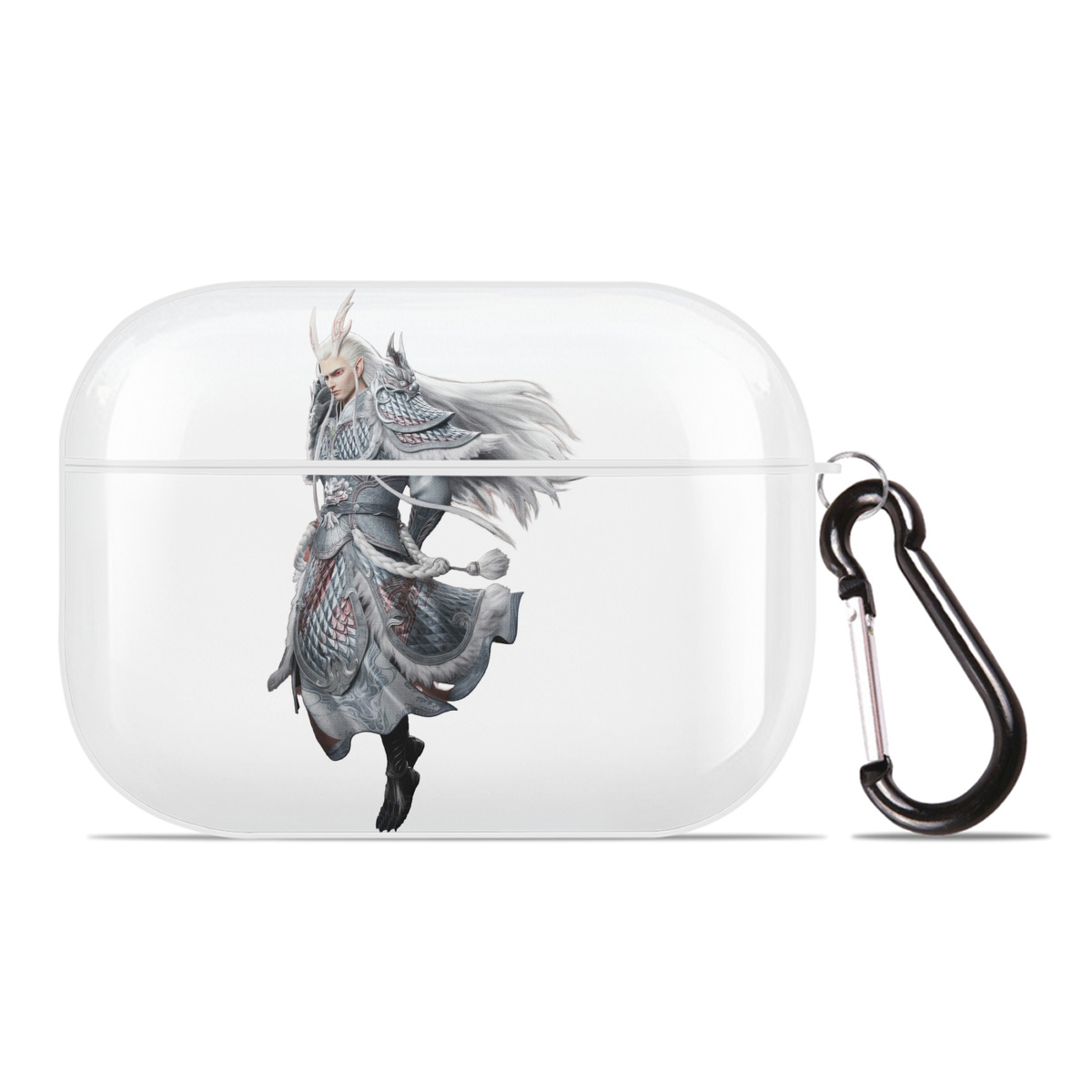 （画像用） Ne Zha 2 ナタ 魔童の大暴れ 【AirPods Pro用】ハードシェル保護ケース 耐衝撃・防指紋・カラビナ付き商品仕様