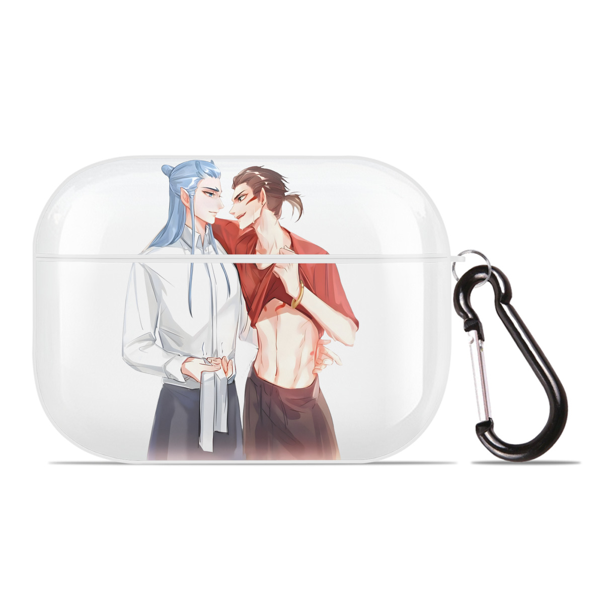 （画像用） Ne Zha 2 ナタ 魔童の大暴れ 【AirPods Pro用】ハードシェル保護ケース 耐衝撃・防指紋・カラビナ付き商品仕様