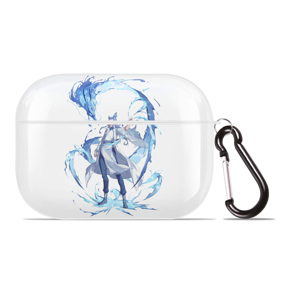 （画像用） Ne Zha 2 ナタ 魔童の大暴れ 【AirPods Pro用】ハードシェル保護ケース 耐衝撃・防指紋・カラビナ付き商品仕様