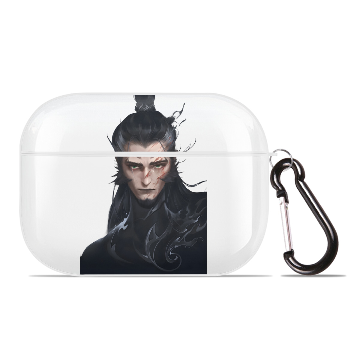 （画像用） Ne Zha 2 ナタ 魔童の大暴れ 【AirPods Pro用】ハードシェル保護ケース 耐衝撃・防指紋・カラビナ付き商品仕様