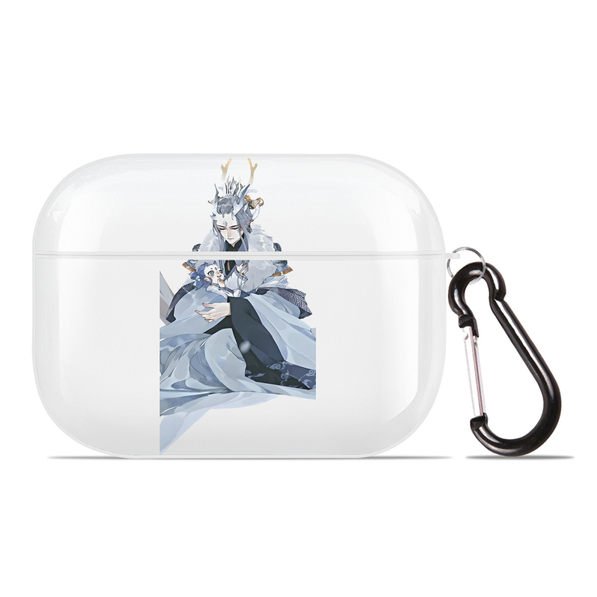 （画像用） Ne Zha 2 ナタ 魔童の大暴れ 【AirPods Pro用】ハードシェル保護ケース 耐衝撃・防指紋・カラビナ付き商品仕様