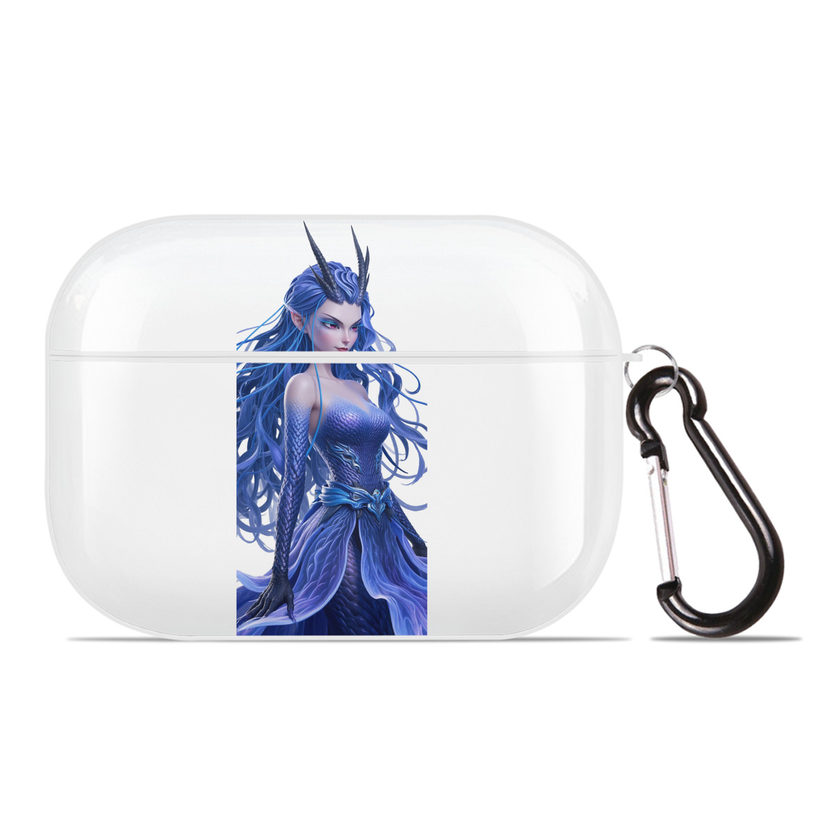 （画像用） Ne Zha 2 ナタ 魔童の大暴れ 【AirPods Pro用】ハードシェル保護ケース 耐衝撃・防指紋・カラビナ付き商品仕様