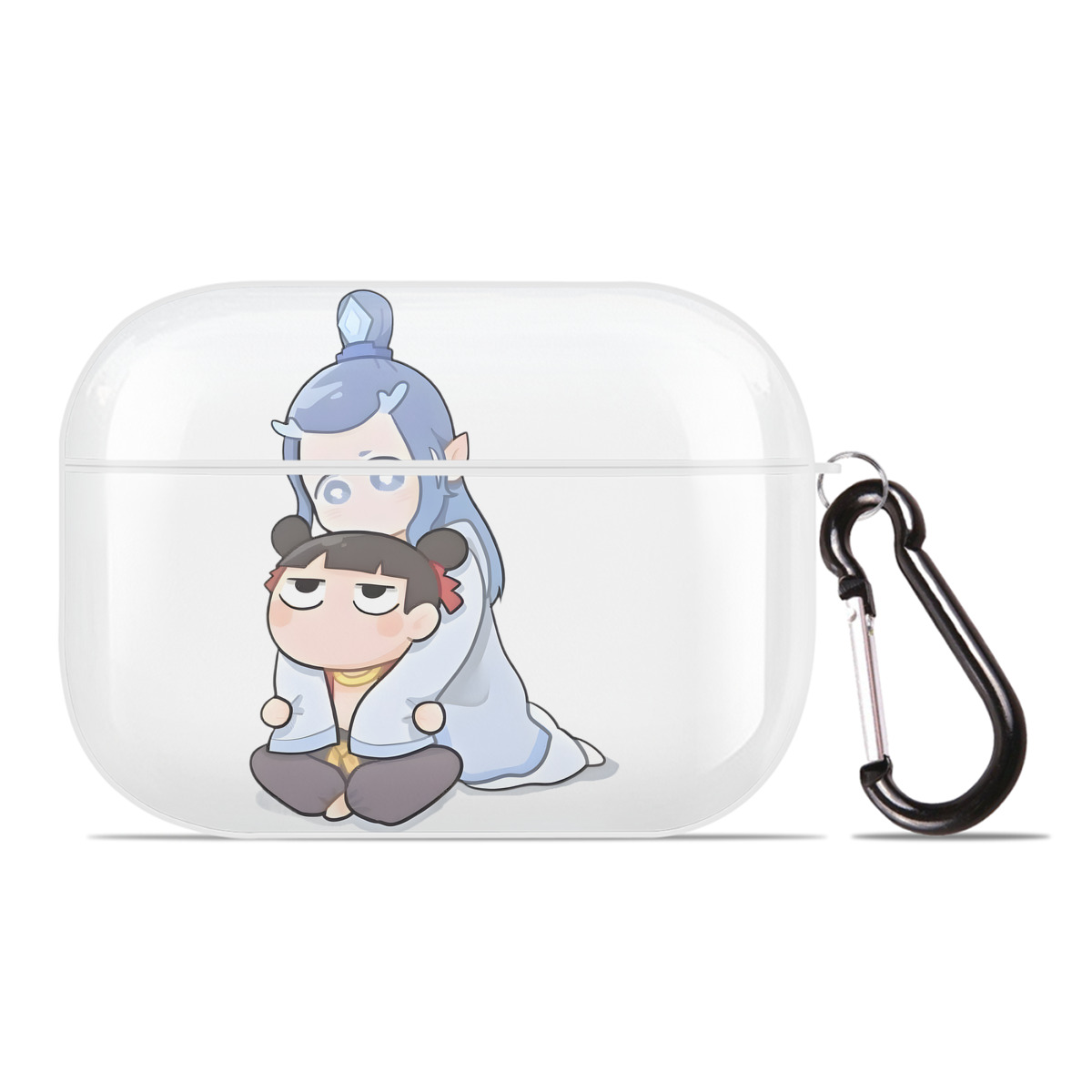 （画像用） Ne Zha 2 ナタ 魔童の大暴れ 【AirPods Pro用】ハードシェル保護ケース 耐衝撃・防指紋・カラビナ付き商品仕様