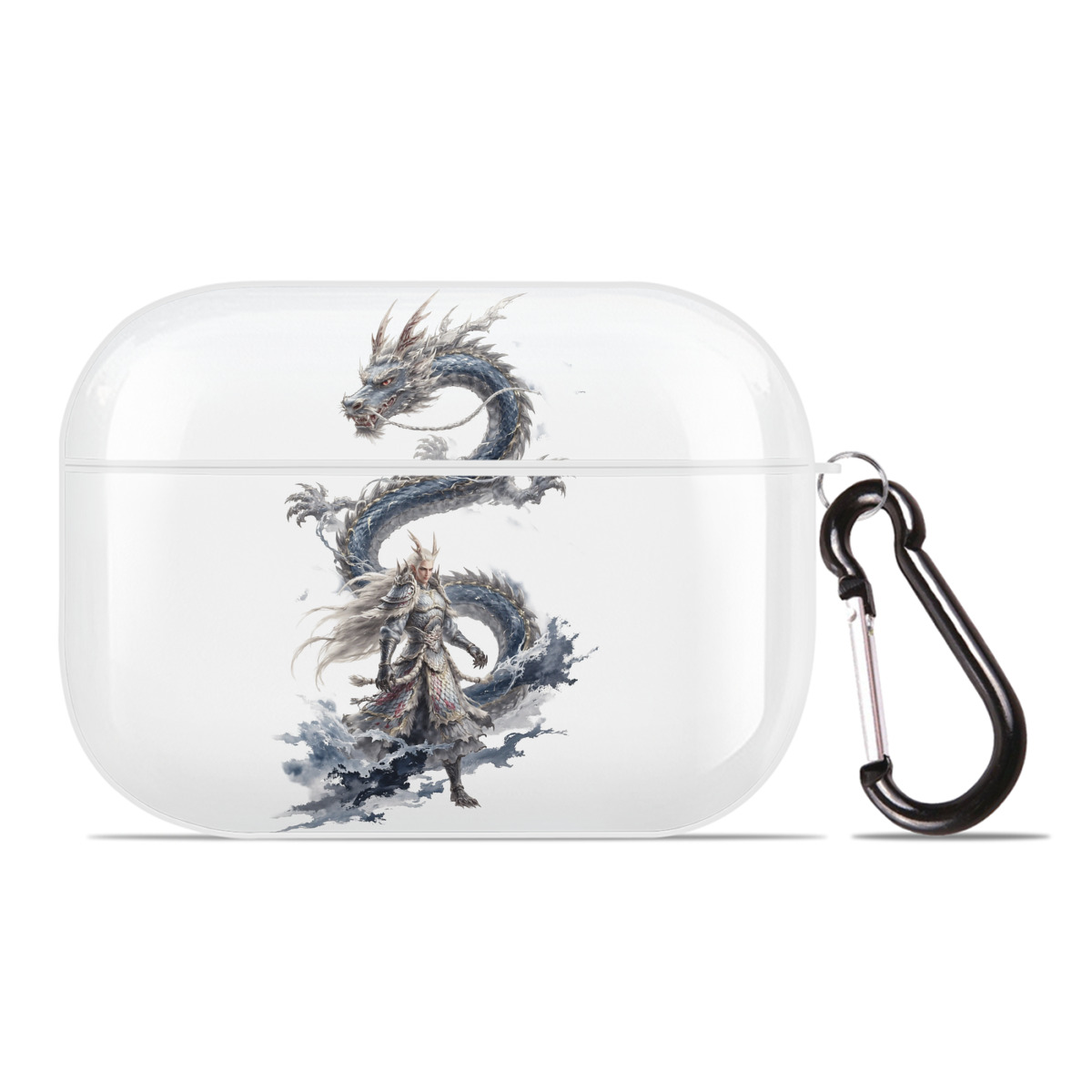 （画像用） Ne Zha 2 ナタ 魔童の大暴れ 【AirPods Pro用】ハードシェル保護ケース 耐衝撃・防指紋・カラビナ付き商品仕様
