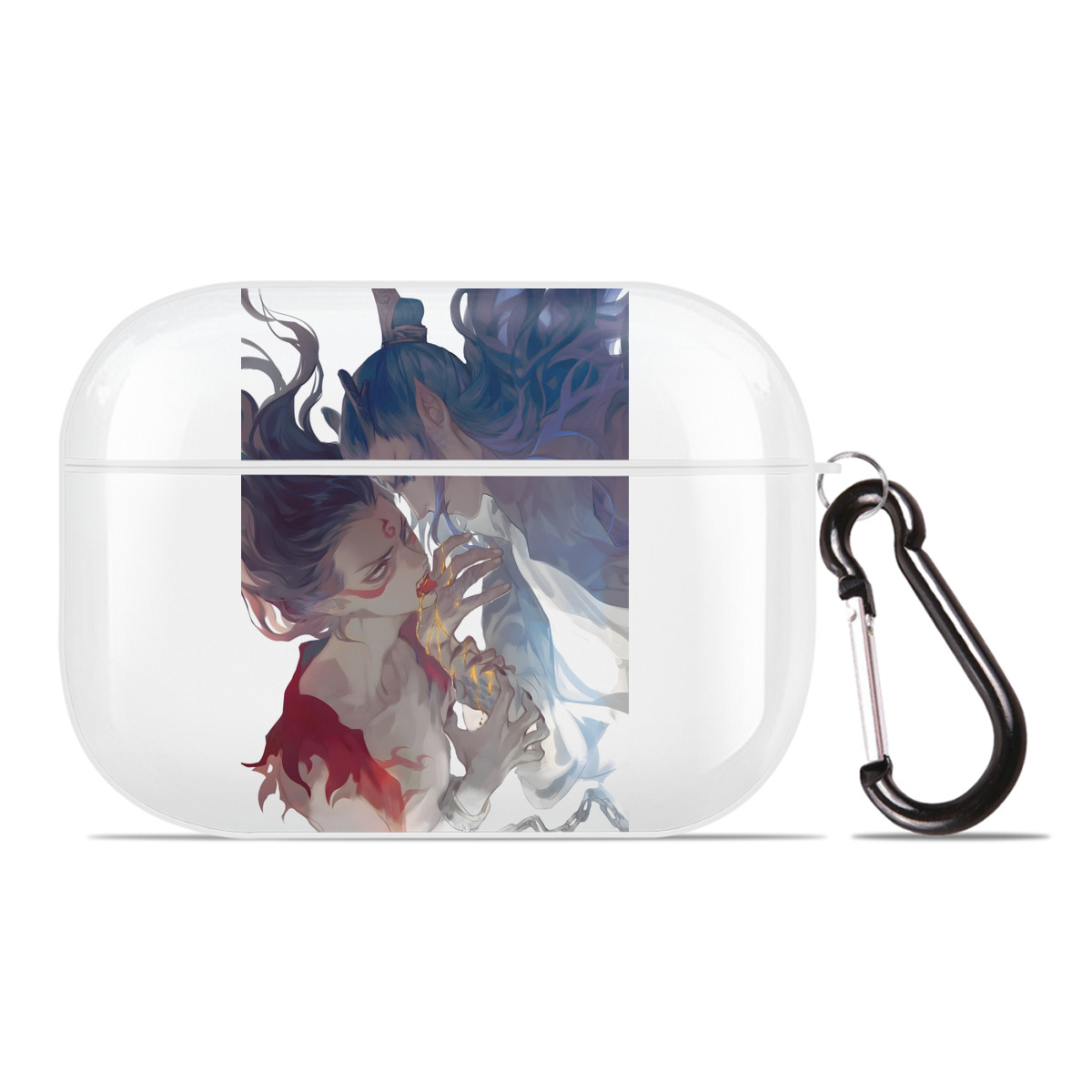（画像用） Ne Zha 2 ナタ 魔童の大暴れ 【AirPods Pro用】ハードシェル保護ケース 耐衝撃・防指紋・カラビナ付き商品仕様
