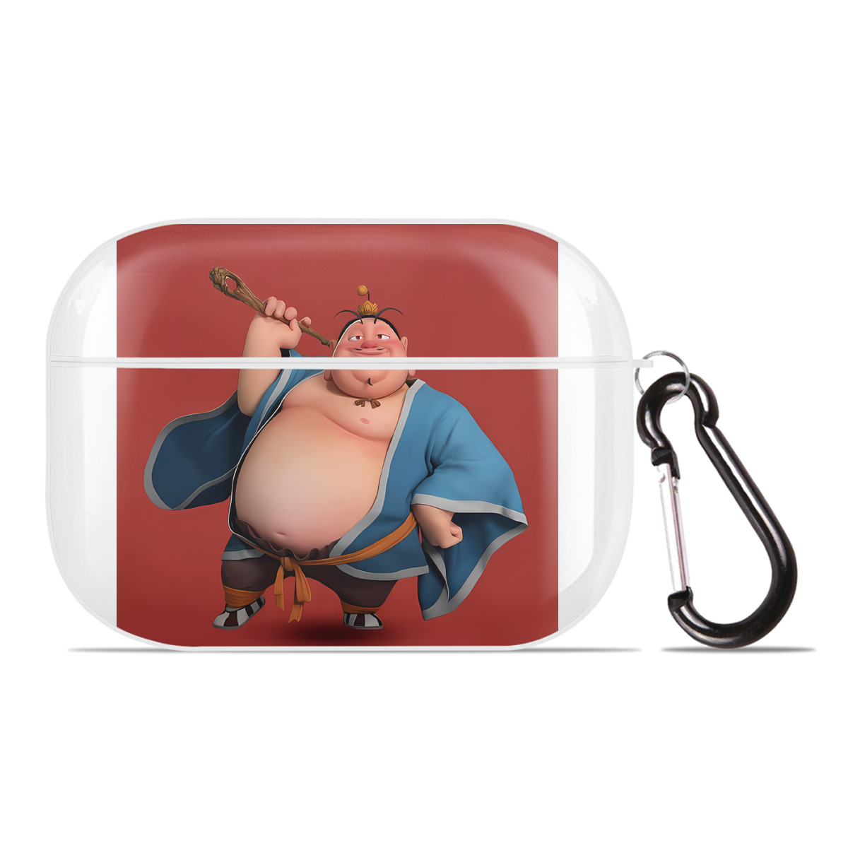 （画像用） Ne Zha 2 ナタ 魔童の大暴れ 【AirPods Pro用】ハードシェル保護ケース 耐衝撃・防指紋・カラビナ付き商品仕様