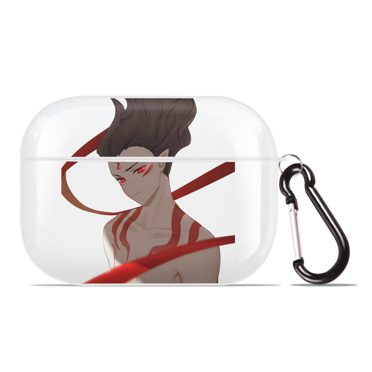 （画像用） Ne Zha 2 ナタ 魔童の大暴れ 【AirPods Pro用】ハードシェル保護ケース 耐衝撃・防指紋・カラビナ付き商品仕様