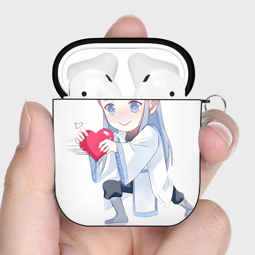 （画像用） Ne Zha 2 ナタ 魔童の大暴れ AirPods 第2世代保護ケース ハードシェル ブラック 耐衝撃・防指紋・カラビナ付き