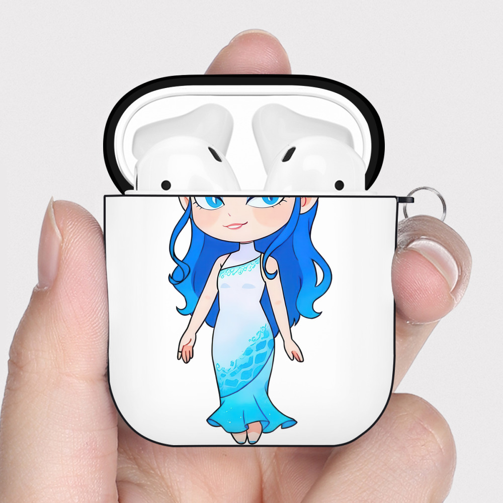 （画像用） Ne Zha 2 ナタ 魔童の大暴れ AirPods 第2世代保護ケース ハードシェル ブラック 耐衝撃・防指紋・カラビナ付き