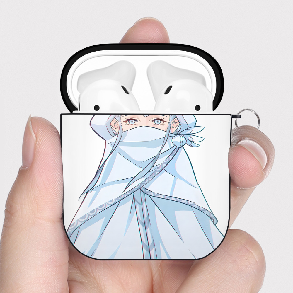 （画像用） Ne Zha 2 ナタ 魔童の大暴れ AirPods 第2世代保護ケース ハードシェル ブラック 耐衝撃・防指紋・カラビナ付き