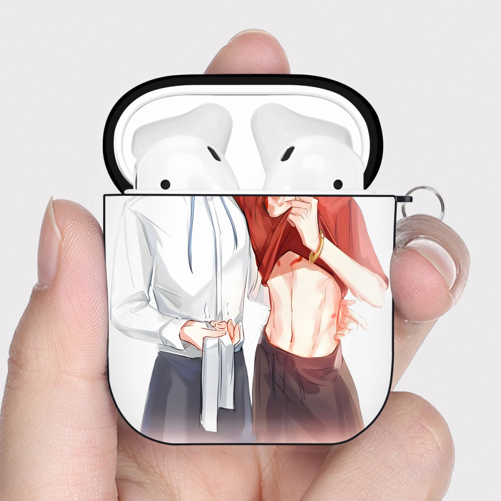 （画像用） Ne Zha 2 ナタ 魔童の大暴れ AirPods 第2世代保護ケース ハードシェル ブラック 耐衝撃・防指紋・カラビナ付き