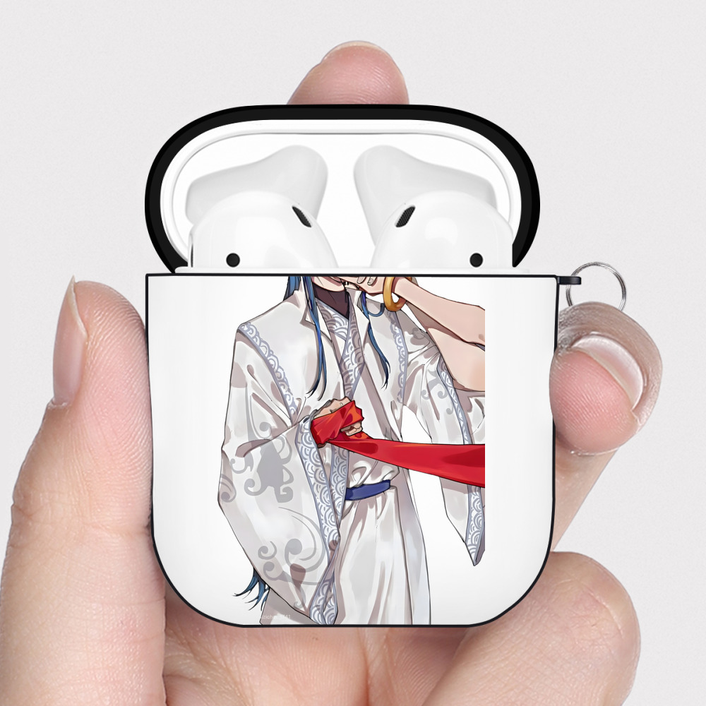 （画像用） Ne Zha 2 ナタ 魔童の大暴れ AirPods 第2世代保護ケース ハードシェル ブラック 耐衝撃・防指紋・カラビナ付き