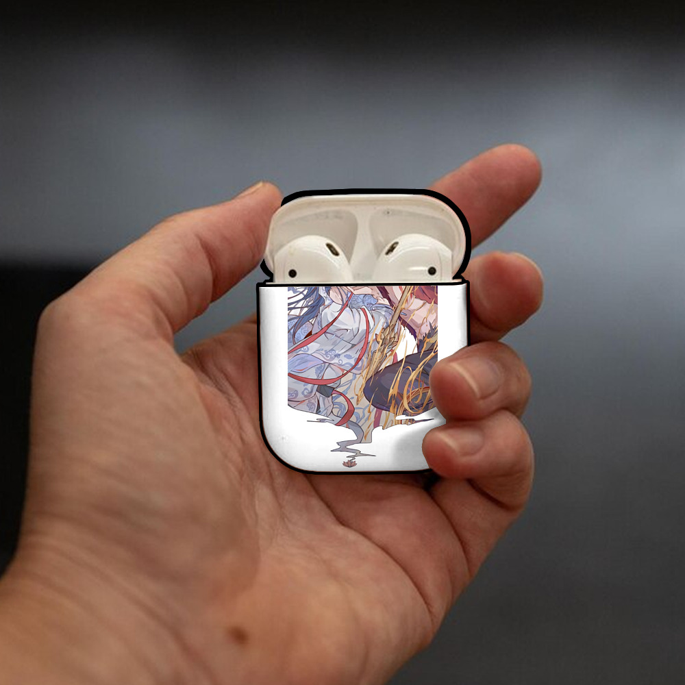 Ne Zha 2 ナタ 魔童の大暴れ AirPods 第2世代保護ケース ハードシェル ブラック 耐衝撃・防指紋・カラビナ付き