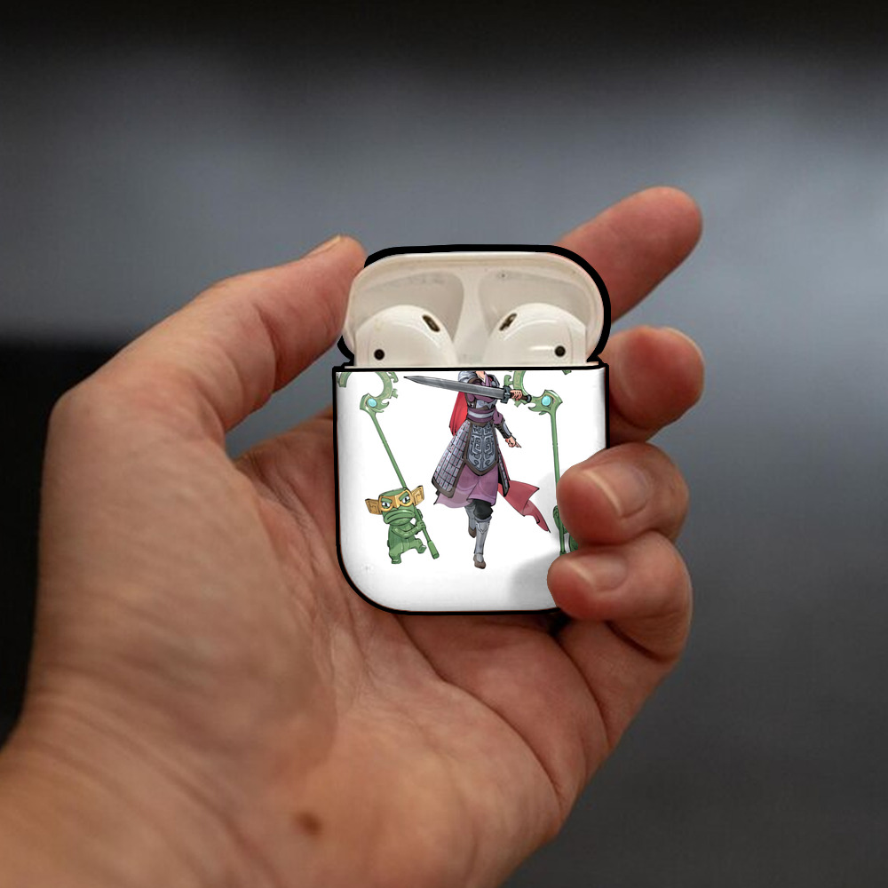 Ne Zha 2 ナタ 魔童の大暴れ AirPods 第2世代保護ケース ハードシェル ブラック 耐衝撃・防指紋・カラビナ付き