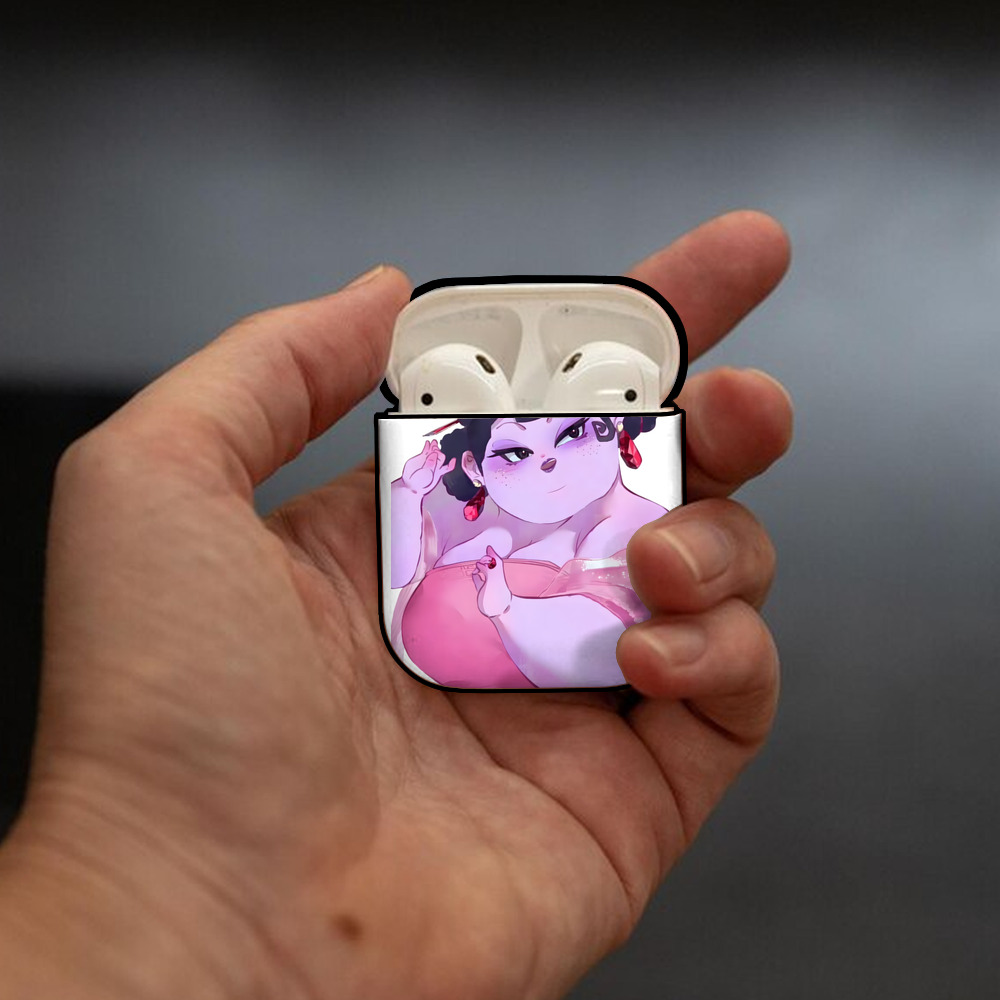 Ne Zha 2 ナタ 魔童の大暴れ AirPods 第2世代保護ケース ハードシェル ブラック 耐衝撃・防指紋・カラビナ付き