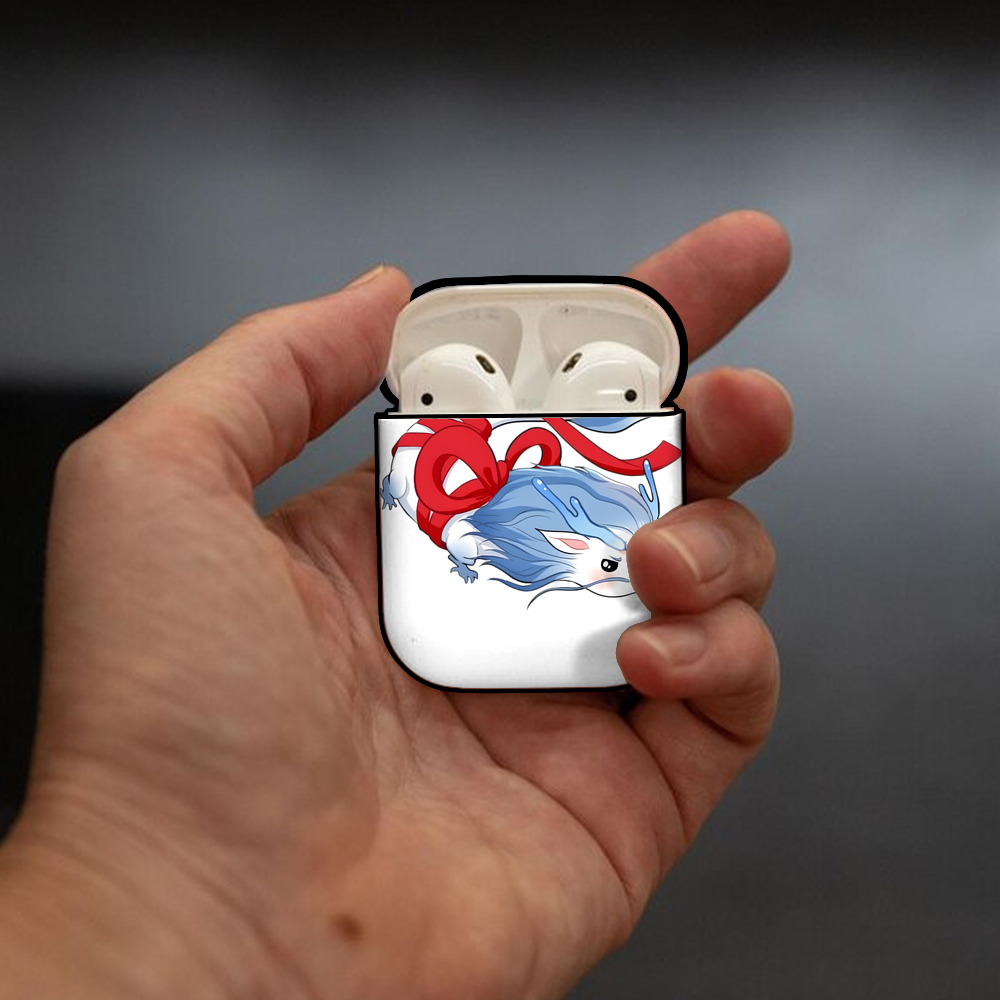 Ne Zha 2 ナタ 魔童の大暴れ AirPods 第2世代保護ケース ハードシェル ブラック 耐衝撃・防指紋・カラビナ付き