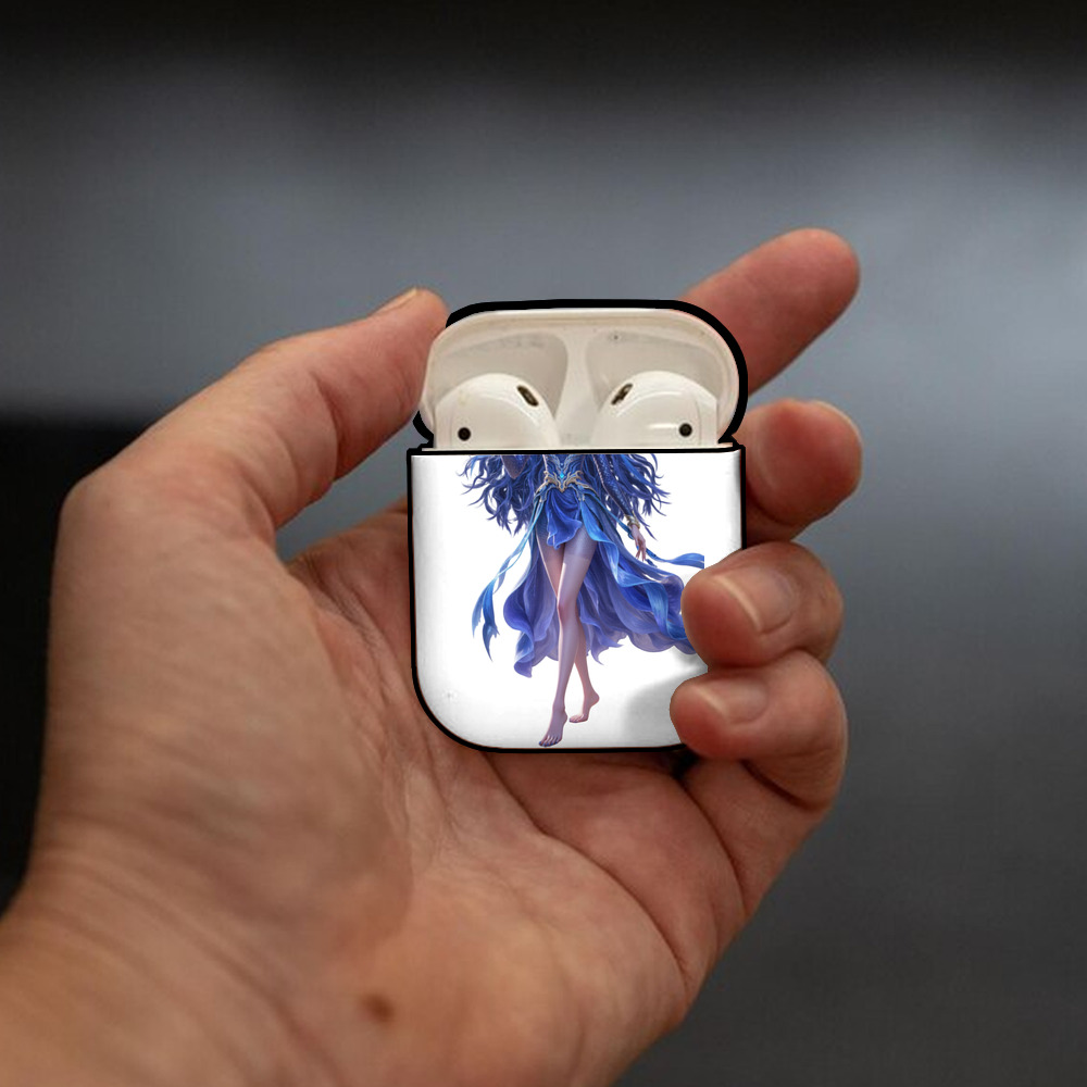 Ne Zha 2 ナタ 魔童の大暴れ AirPods 第2世代保護ケース ハードシェル ブラック 耐衝撃・防指紋・カラビナ付き