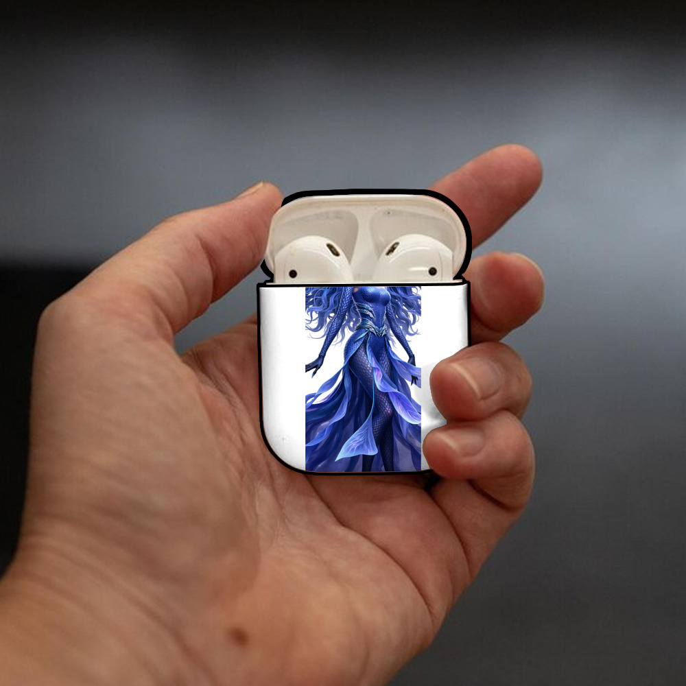 Ne Zha 2 ナタ 魔童の大暴れ AirPods 第2世代保護ケース ハードシェル ブラック 耐衝撃・防指紋・カラビナ付き