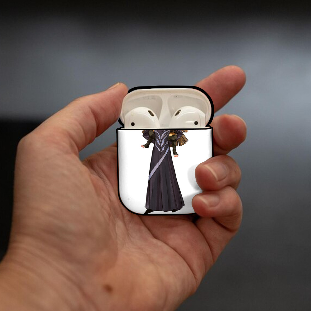 Ne Zha 2 ナタ 魔童の大暴れ AirPods 第2世代保護ケース ハードシェル ブラック 耐衝撃・防指紋・カラビナ付き