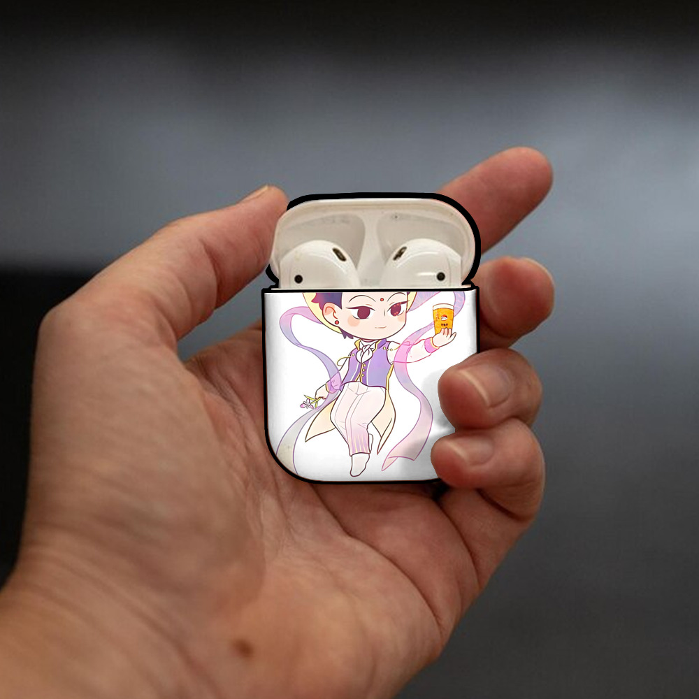 Ne Zha 2 ナタ 魔童の大暴れ AirPods 第2世代保護ケース ハードシェル ブラック 耐衝撃・防指紋・カラビナ付き