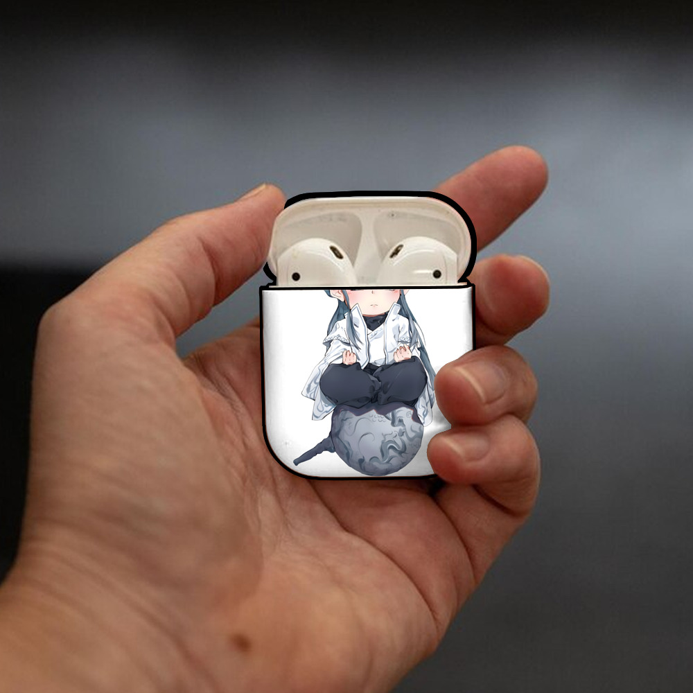Ne Zha 2 ナタ 魔童の大暴れ AirPods 第2世代保護ケース ハードシェル ブラック 耐衝撃・防指紋・カラビナ付き